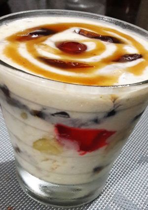 A picture of Banana yogurt delight ❤️.