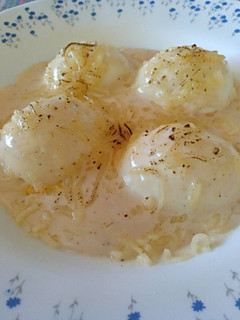 Una foto de Huevos con bechamel