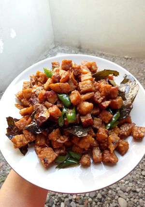 Foto resep Orek Tempe Lombok Ijo