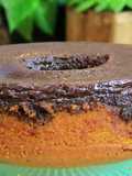 Bolo de Cenoura invertido