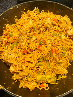 Φωτογραφία της συνταγής Noodles με γαλοπούλα και λαχανικά Pad Thai