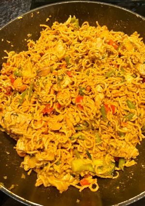 Φωτογραφία της συνταγής Noodles με γαλοπούλα και λαχανικά Pad Thai