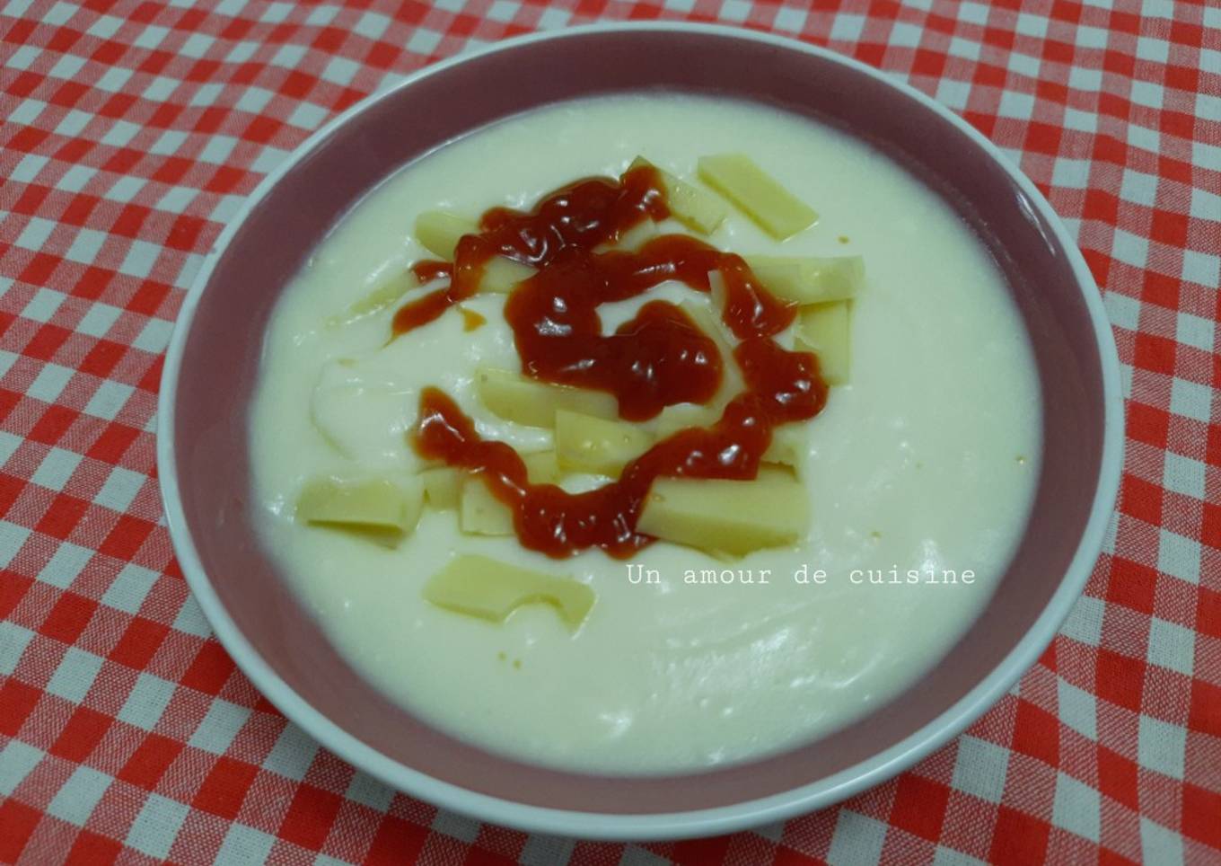 Purée fromage ketchup 🥣