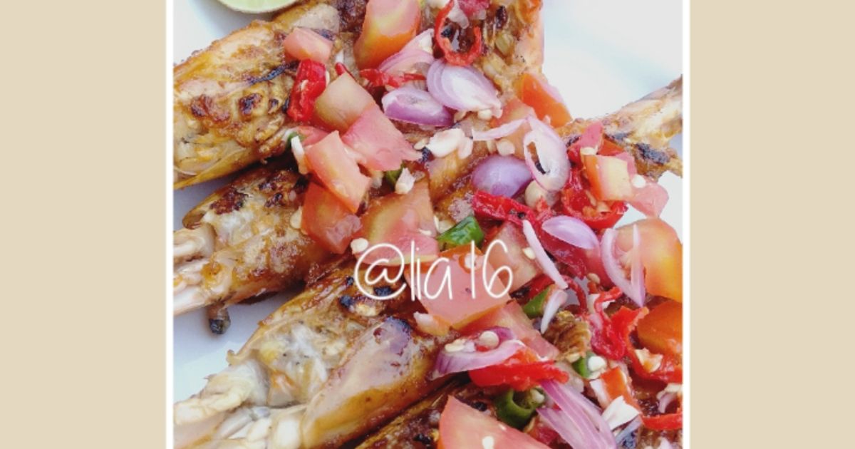 Resep Tiger Prawn (Udang Panggang Jimbaran) oleh lia16 - Cookpad