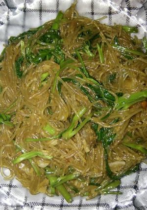 Foto resep Sohun Campur Kangkung