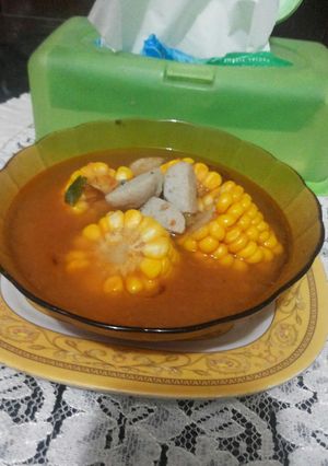 Foto resep Soup Tomat Jagung