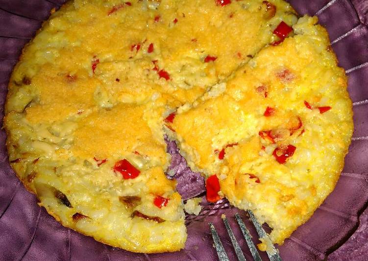 Omlete nasi keju #keto #urgent
