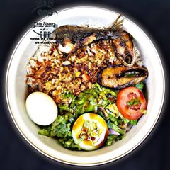A picture of Rice and beans (Garau Garau).