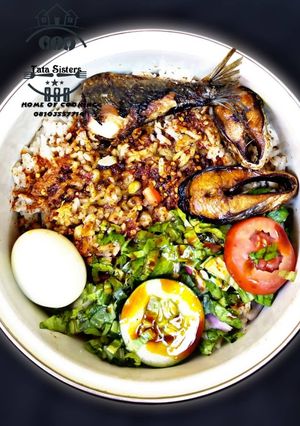 A picture of Rice and beans (Garau Garau).