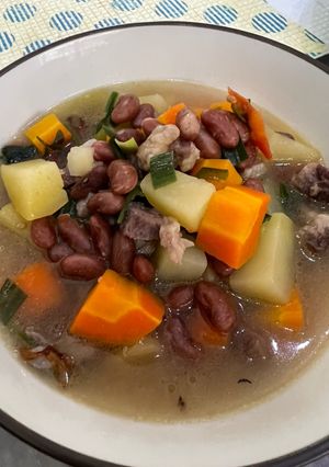 Foto resep Sup kacang merah mix daging sayuran