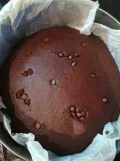 Una foto de Bizcocho de chocolate sin azúcar y sin lactosa