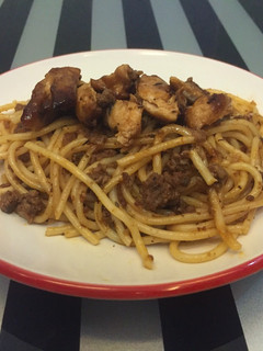 Foto resep Spaghetti bolognese with chicken fillet