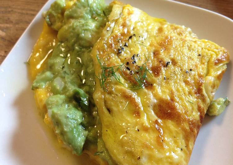 Recipe of Super Quick Homemade Avocado Omelette