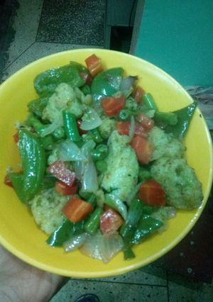 A picture of Fried idli.