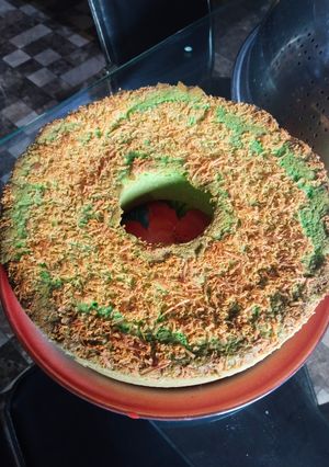 Foto resep Bolu pandan keju