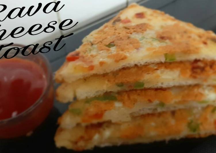 Simple Way to Cook Ultimate Rava chesse toast