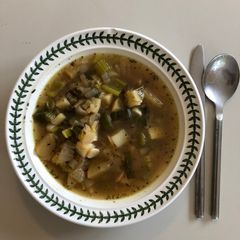 Use-up Apple & Mixed Vegetable Soup A picture of Use-up Apple & Mixed Vegetable Soup.