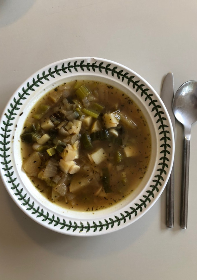 A picture of Use-up Apple & Mixed Vegetable Soup.