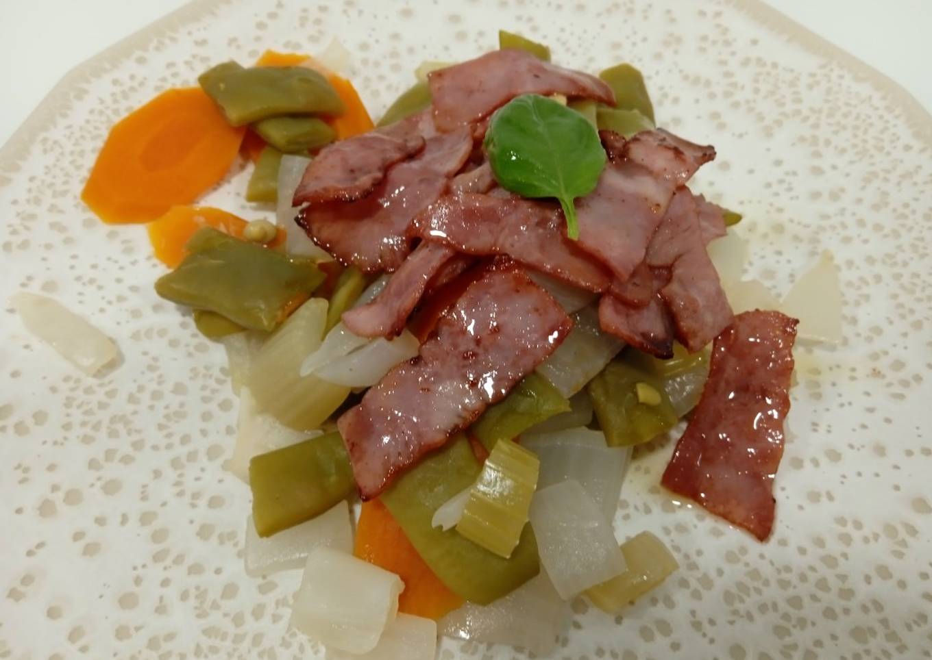 Hervido a la albahaca