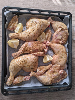 Una foto de Contramuslos al horno