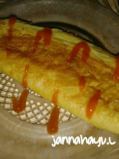 Foto resep Omelete keju (bahan seadanya dan simpel)