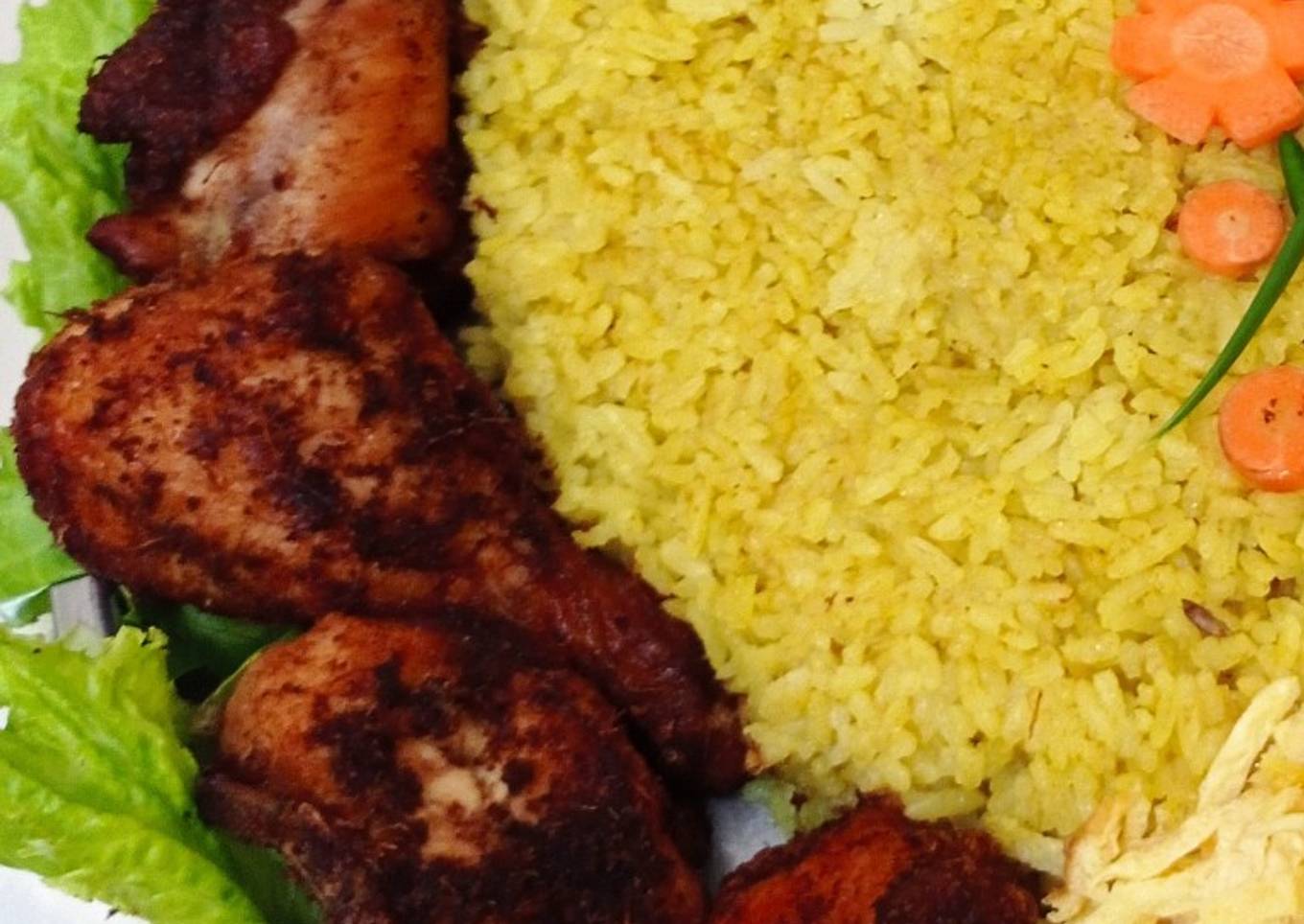 Resep Ayam bumbu nasi tumpeng cinta, Enak