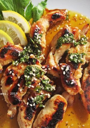 Foto resep Ayam Bakar Saus Madu Lemon