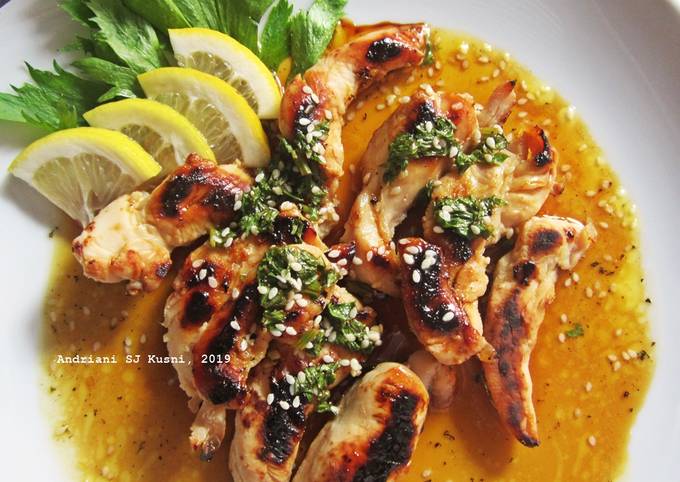 Ayam Bakar Saus Madu Lemon