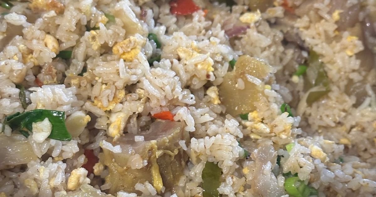Nasi goreng kikil kencur ala aida