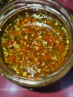 Una foto de Chimichurri casero