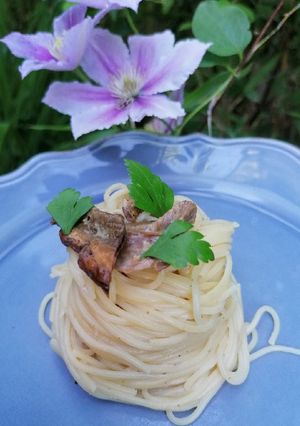 Une photo de Spaghetti sauce aux cèpes