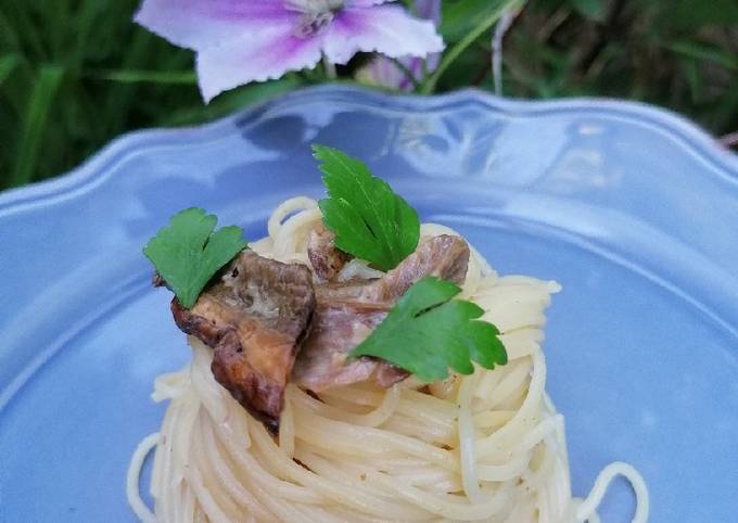 Spaghetti sauce aux cèpes