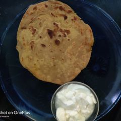 A picture of Maharashtrian puran poli.