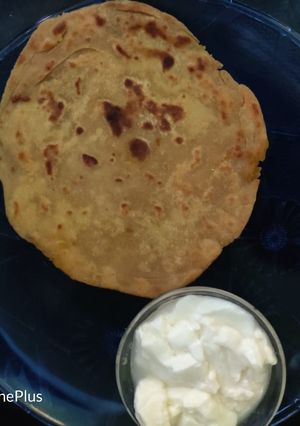 A picture of Maharashtrian puran poli.