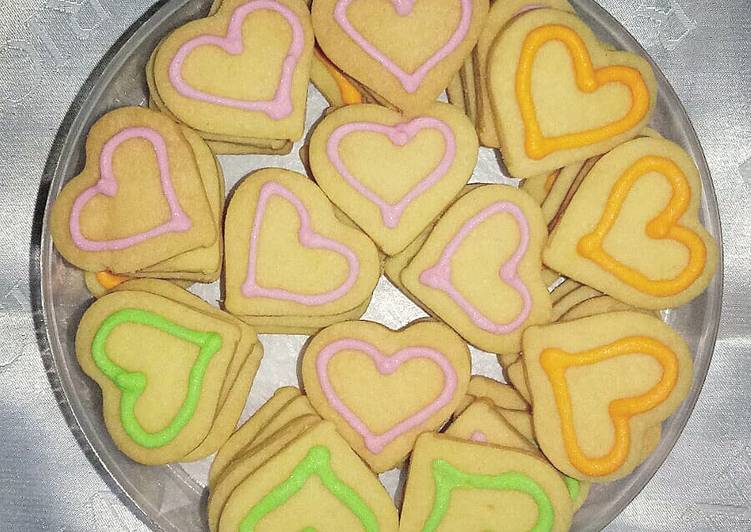 Recipe: Perfect Icing Cookies Sederhana Nggak Pakai Ribet
