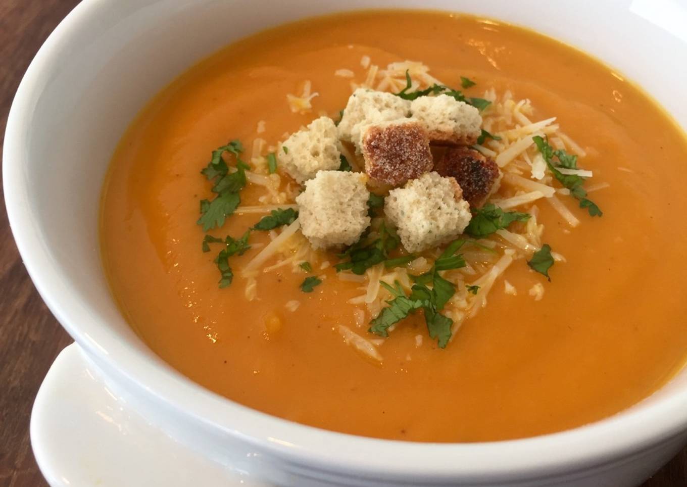 Crema de Zanahoria y Boniato (Camote - Batata - Sweet Potato)