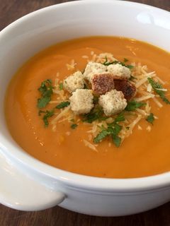 Una foto de Crema de Zanahoria y Boniato (Camote - Batata - Sweet Potato)