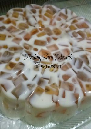 Foto resep Puding Susu Mozaik