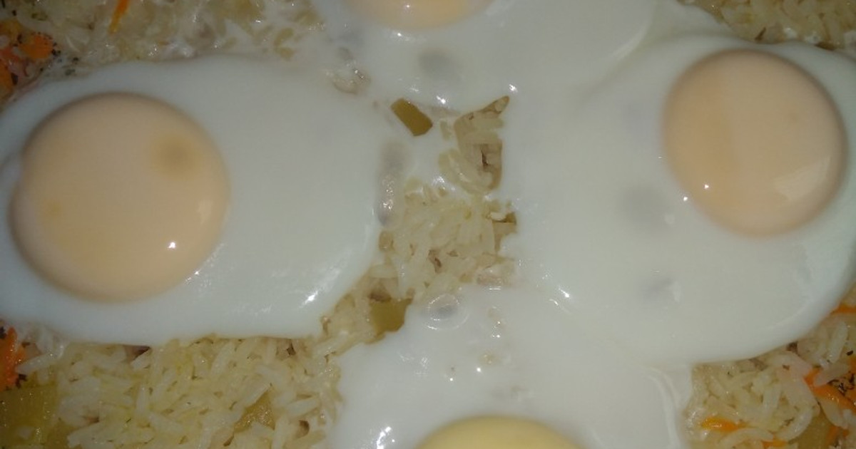 Arroz Con Papa Y Huevo Receta de Vania Diaz- Cookpad