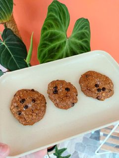Foto resep Chewy Peanut Butter Choco chips Oats Cookies