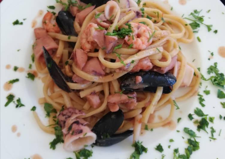 Ricetta Scialatielli Ai Frutti Di Mare Di Terry Buontempo Cookpad