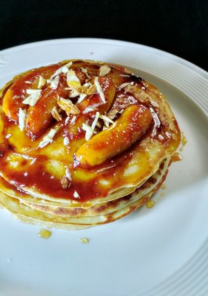 A picture of Banana pan cake.