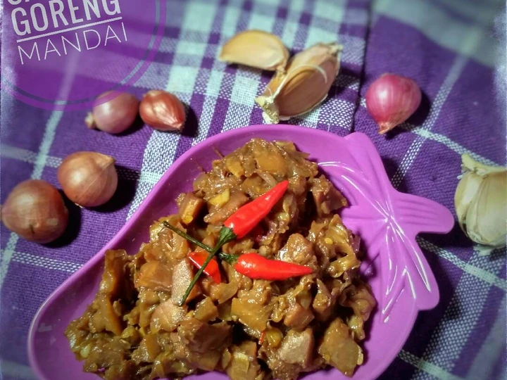 Cara Gampang Menyiapkan Resep Sambal goreng Mandai yang Enak Banget Anti Ribet, Mantap