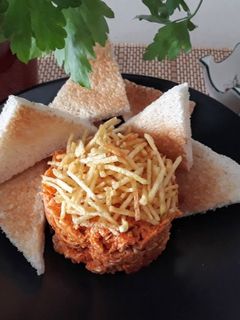 Una foto de Revuelto de carne de puchero