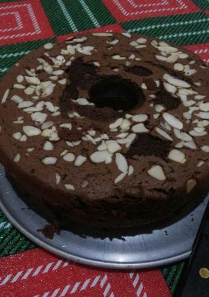 Foto resep Triple chocolate chiffon cake