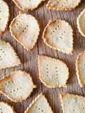 Crackers SIN GLUTEN NI LACTOSA con garbanzos y harina de arroz