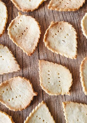 Una foto de Crackers SIN GLUTEN NI LACTOSA con garbanzos y harina de arroz