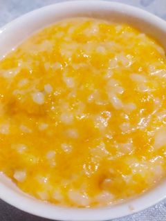 Фото Тыквенная каша с изюмом и рисом / Каша из тыквы /Гарбузова каша.