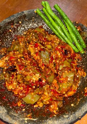 Foto resep Sambel Terong Kukus