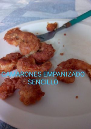 Una foto de Camarones empanizado sencillo🦐